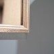 Clayton mirror with bow 50cm silver