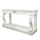 Scroll ivory 150cm sideboard table w/drawer