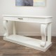 Scroll ivory 150cm sideboard table w/drawer