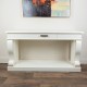 Scroll ivory 150cm sideboard table w/drawer