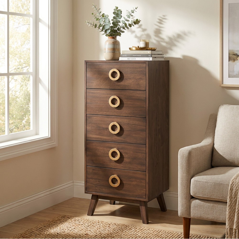 Chelsea 5 drawer tallboy