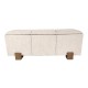 Ivy storage bench natural