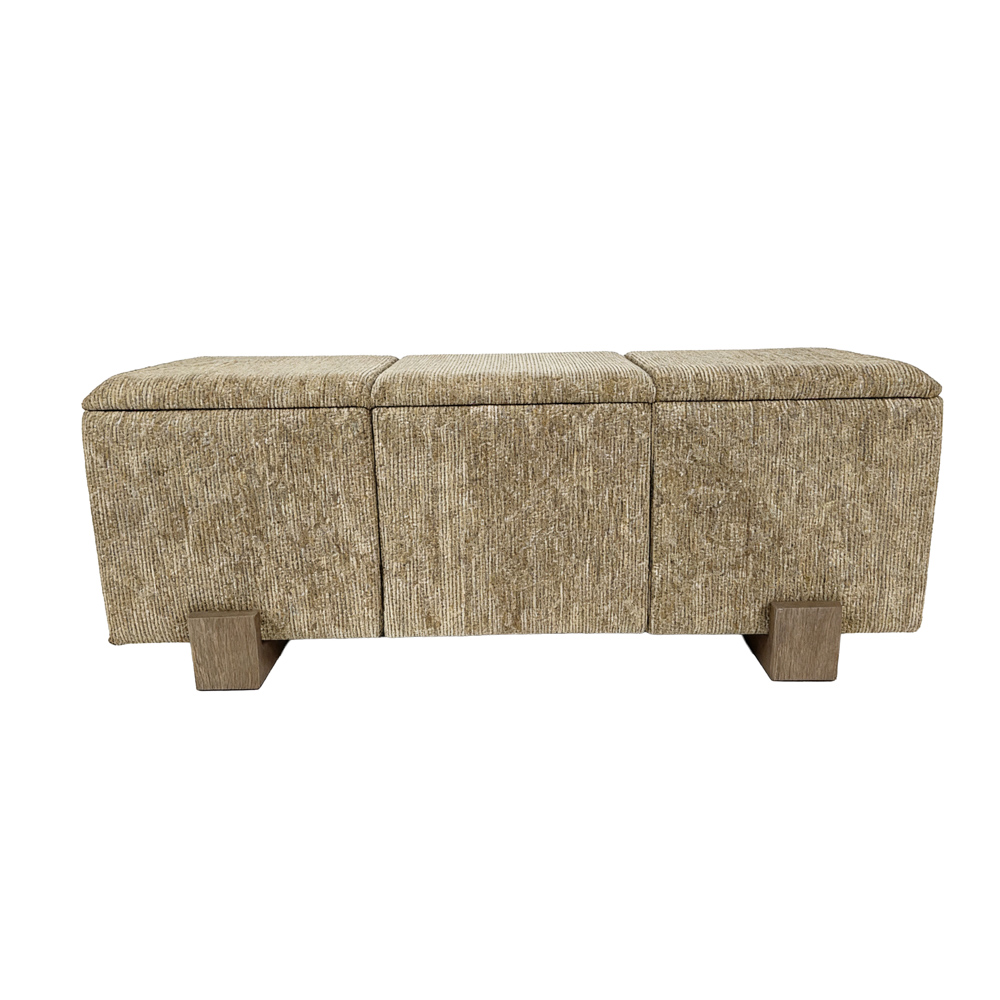 Ivy storage bench green