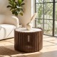 Ridges coffee table teak with porcelain top