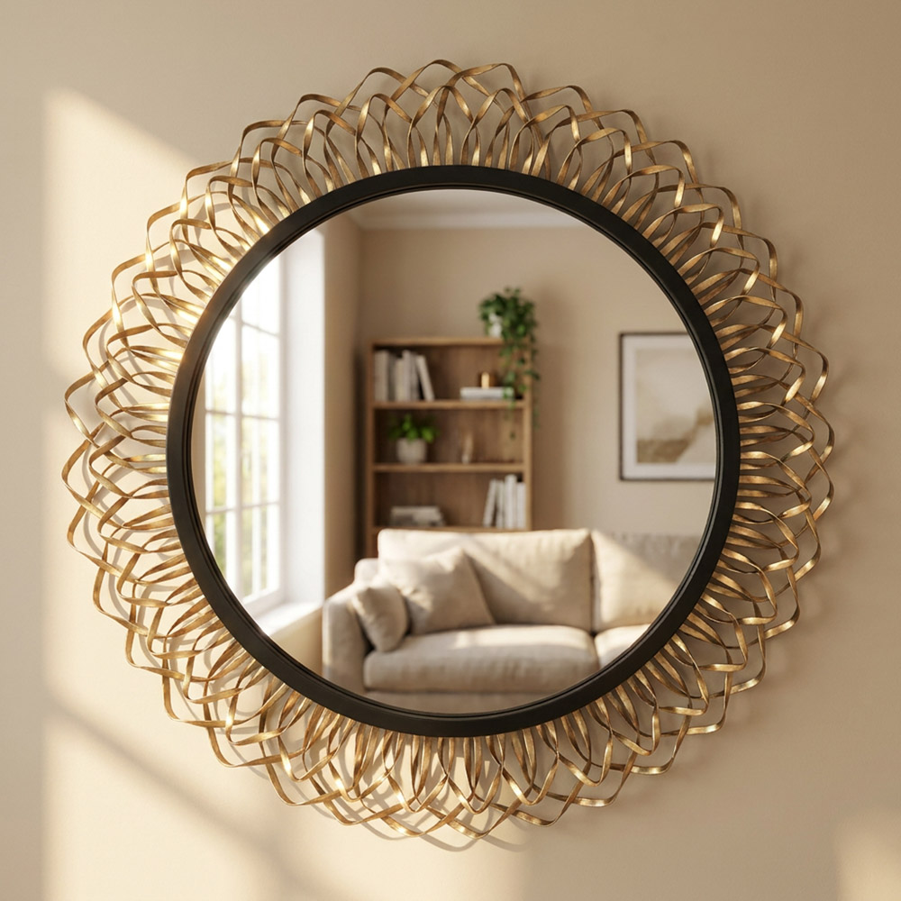 Saige mirror gold 91cm