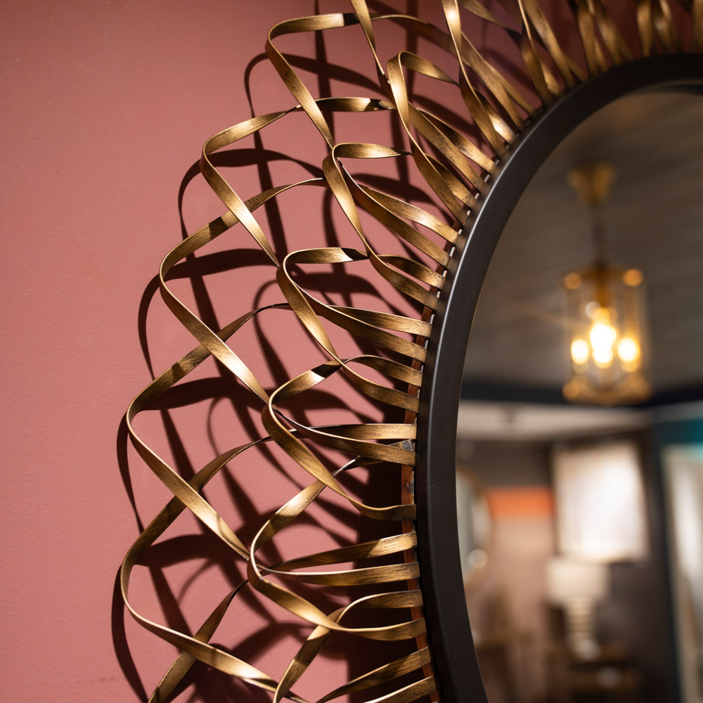 Saige mirror gold 91cm