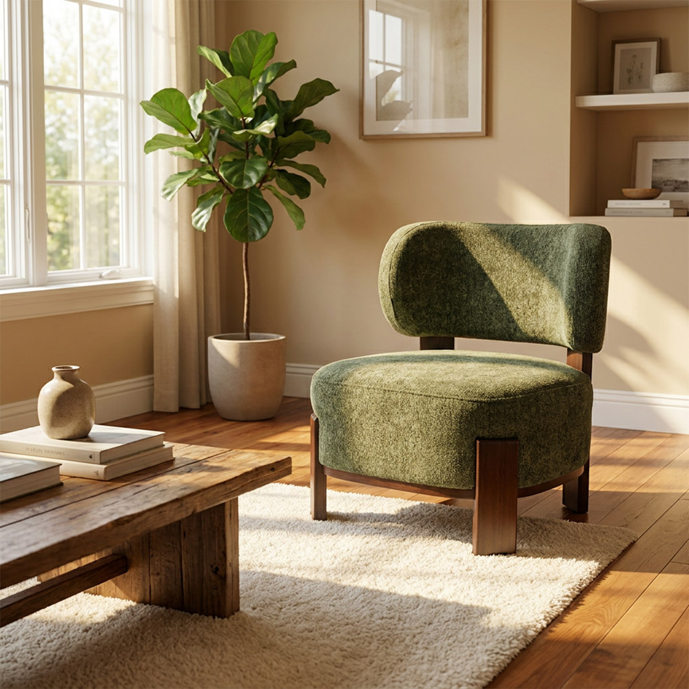 Fiora accent chair green