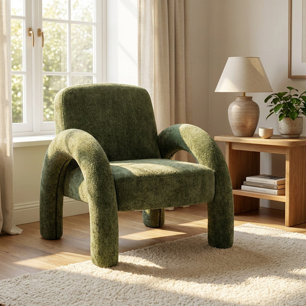 Indigo accent chair green