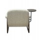Blake accent chair with table beige