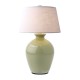 Aster ceramic rechargeable lamp green