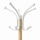 Colton hat and coat stand oak/white