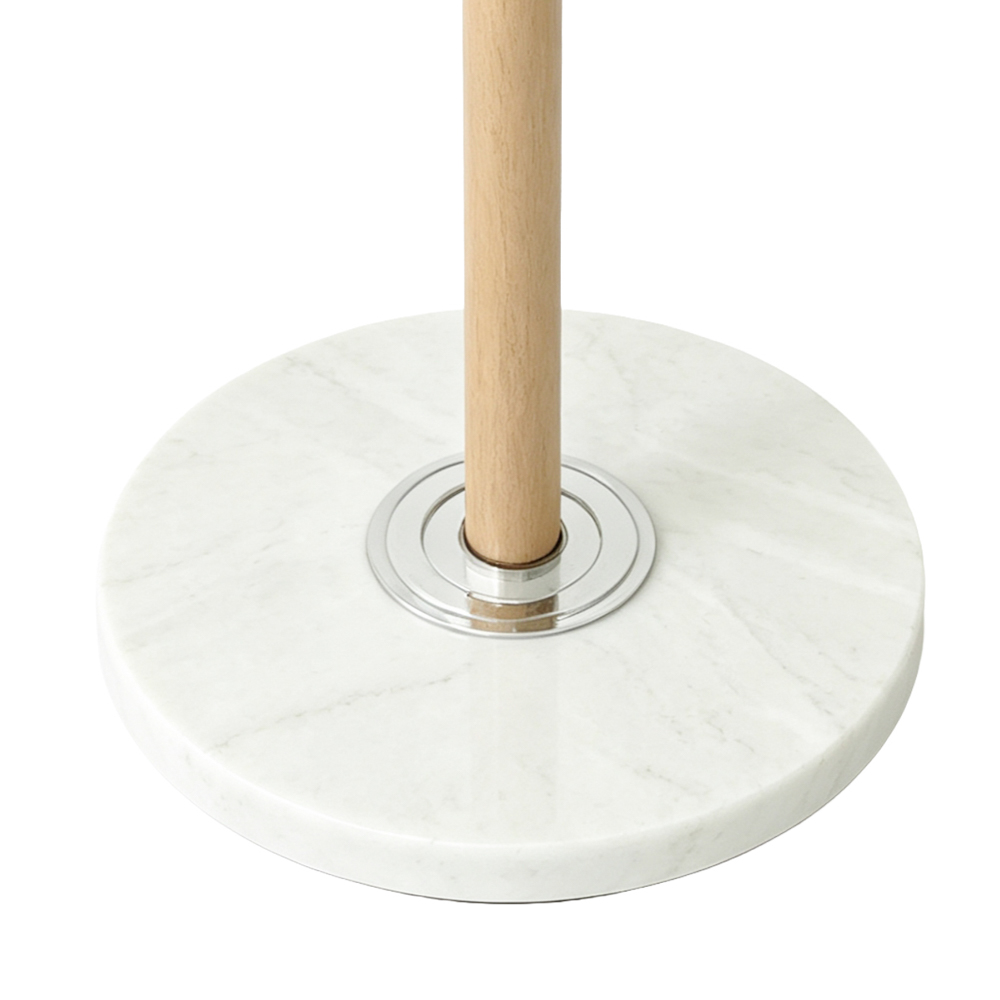 Colton hat and coat stand oak/white