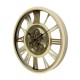 Old town skeleton gears clock ivory 80cm