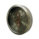 Old town gears clock champagne 50cm