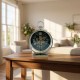 Gears mantel loop clock