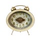 Gears mantel clock oval ivory