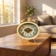 Gears mantel clock oval ivory