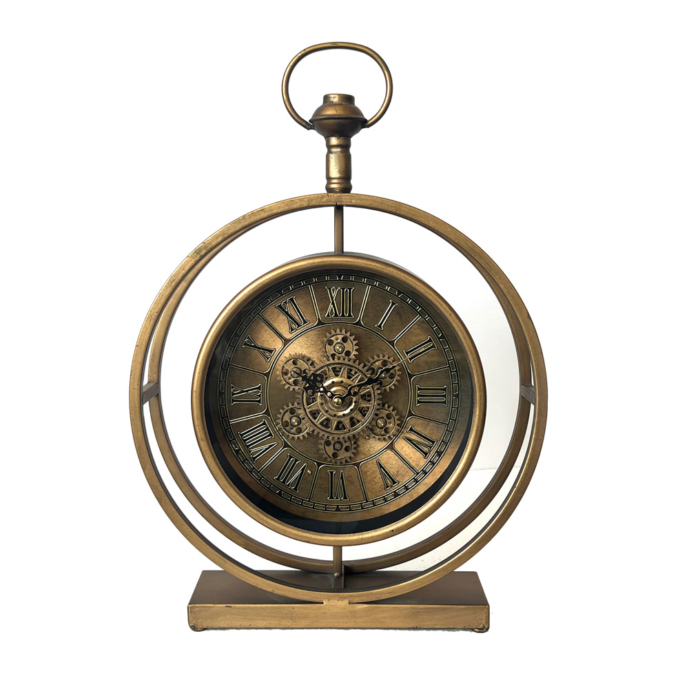 Gears mantel clock antique