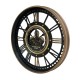 Old town skeleton gears clock gold 80cm