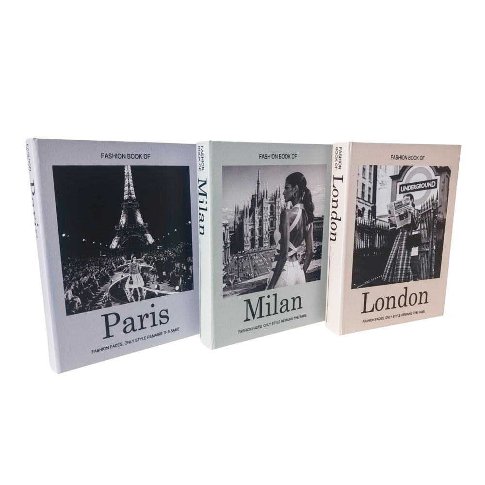Book box set london paris milan 3 asst