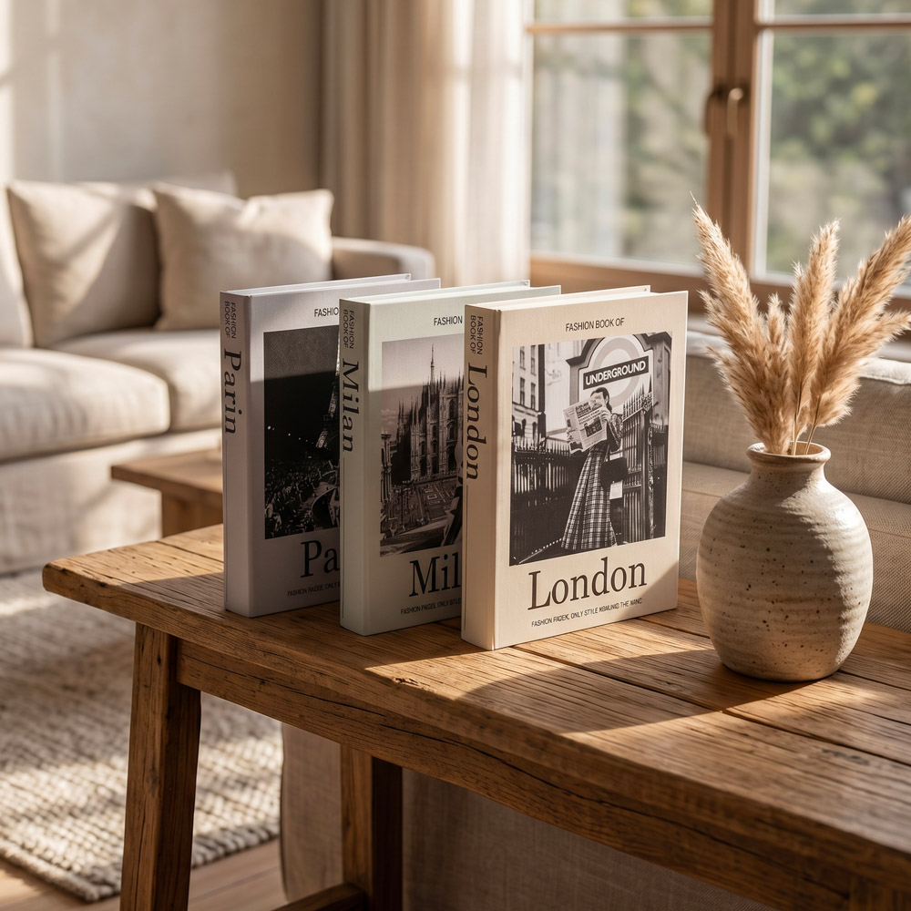 Book box set london paris milan 3 asst