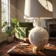 Lola glass table lamp 69cm