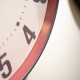Baker and brown clock sorrento red 40cm