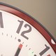 Baker and brown clock sorrento red 40cm
