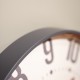 Baker and brown clock sorrento red 40cm
