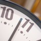 Baker and brown clock sorrento blue 40cm