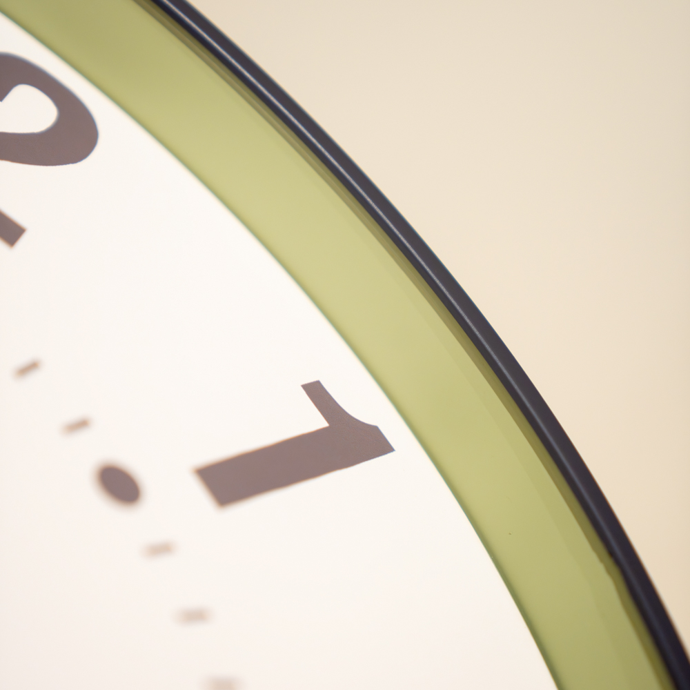 Baker and brown clock sorrento green 40cm