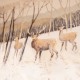 Framed print ash forest/oak woodlands 2 asst