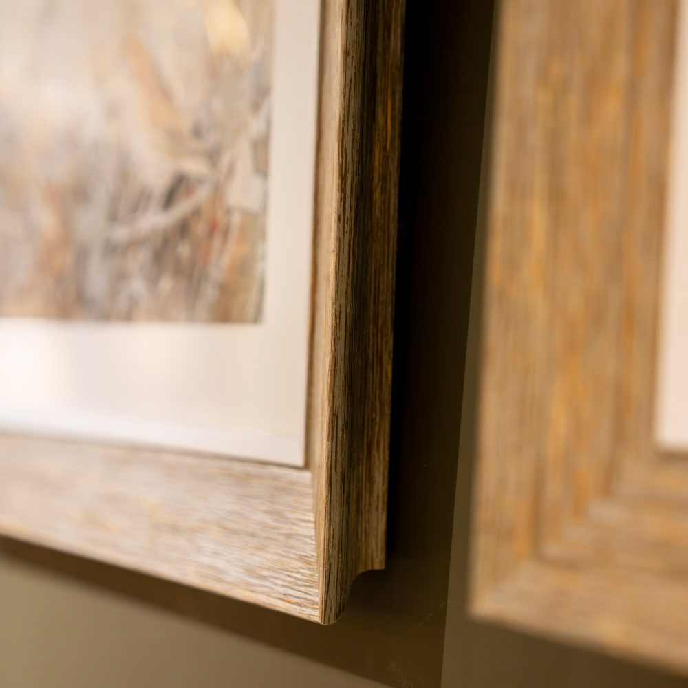 Framed print ash forest/oak woodlands 2 asst