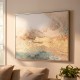 Framed canvas serene 90x120cm