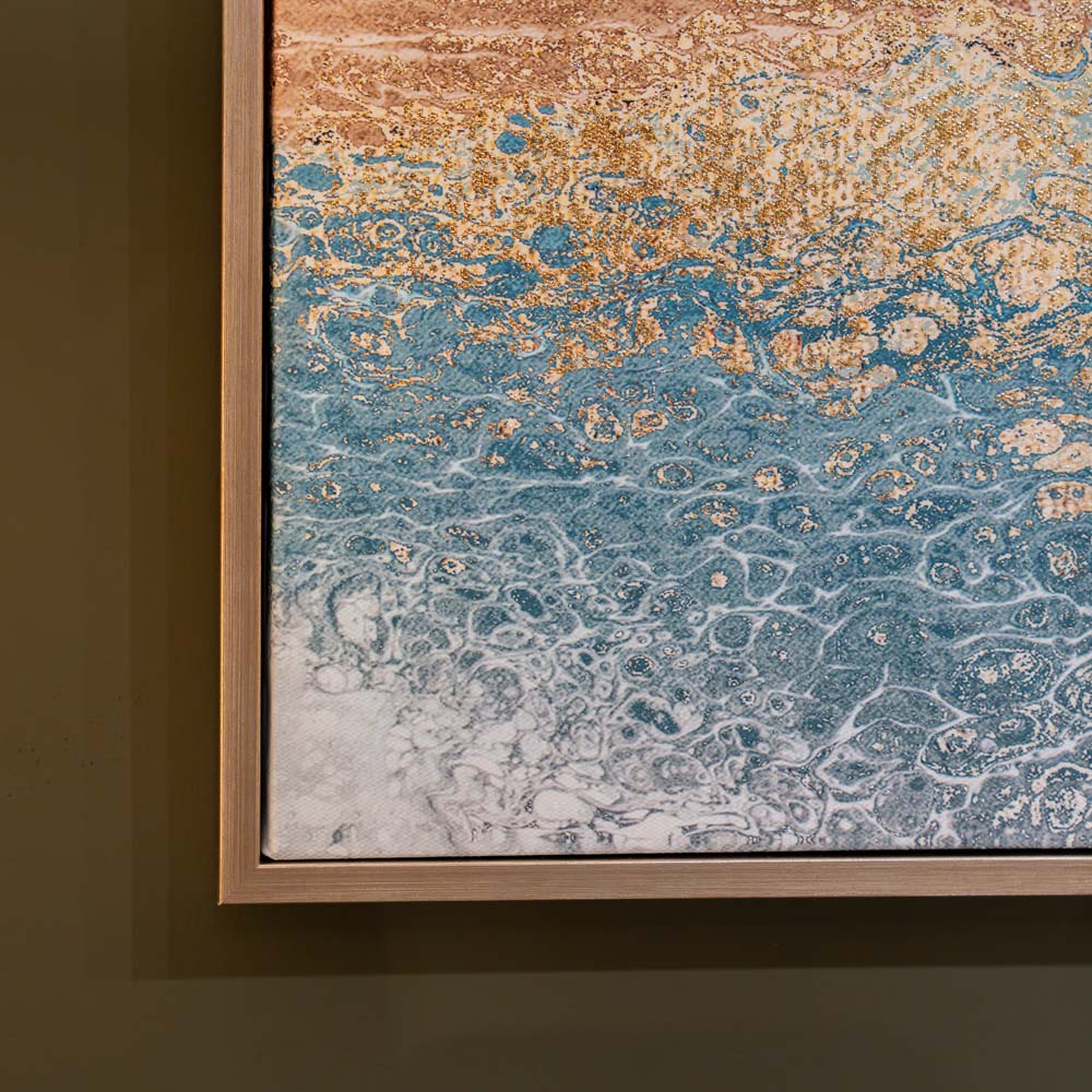 Framed canvas serene 90x120cm