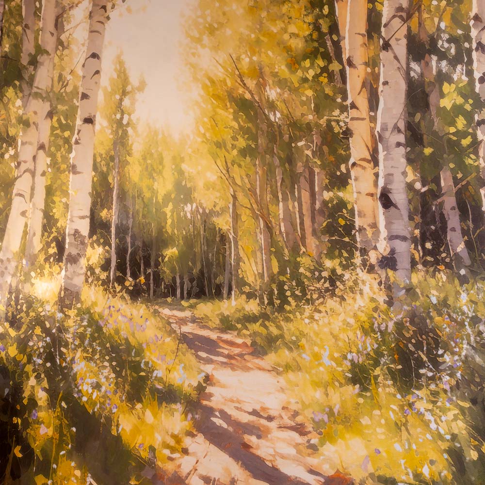 Framed canvas dream in green 80x100cm
