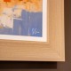 Framed print harbour glow/golden cove 50x50cm