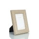 Beige linen photo frame 4x6