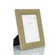 Olive linen photo frame 5x7