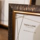 Stanford walnut/gold photo frame 4x6