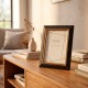 Stanford walnut/gold photo frame 5x7