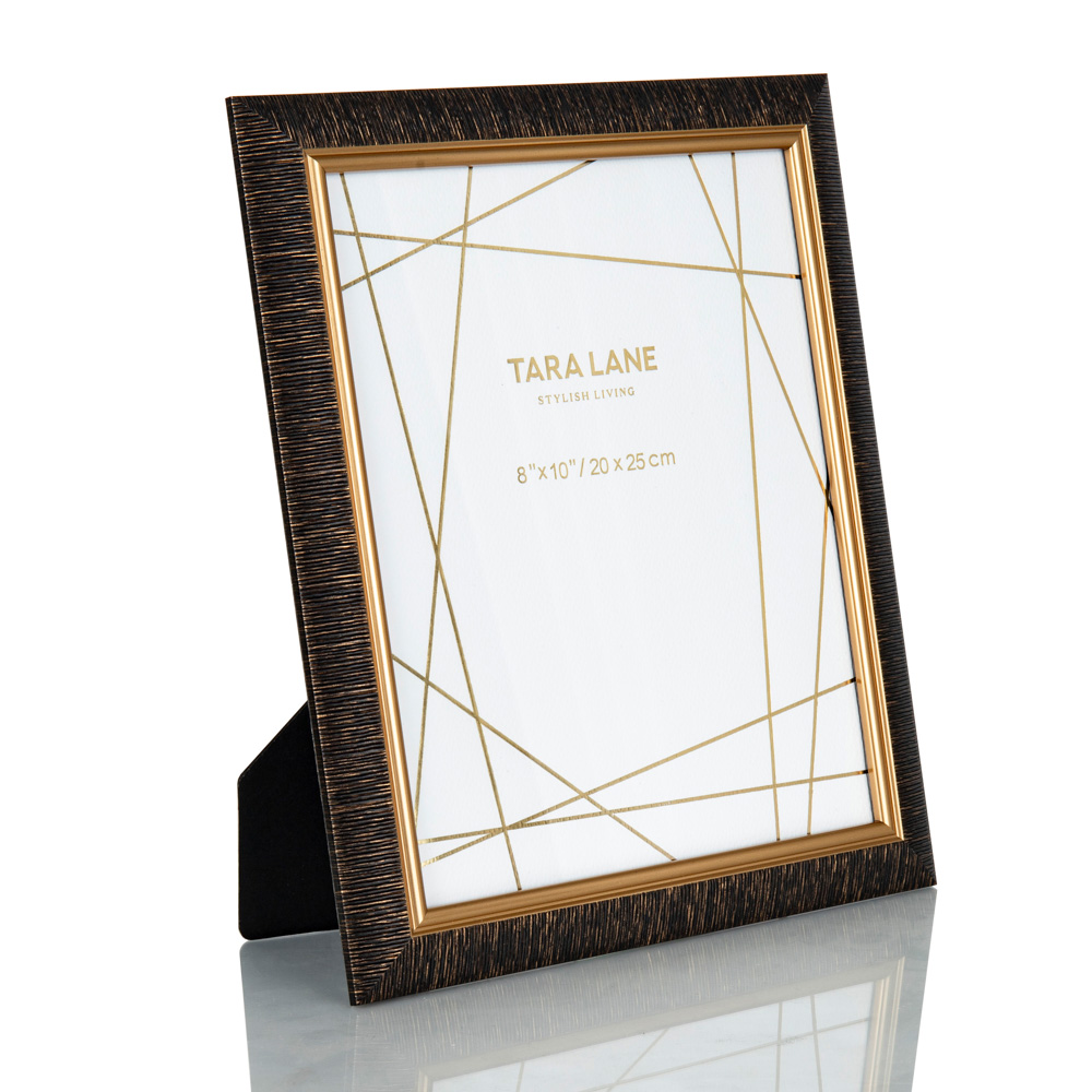 Stanford walnut/gold photo frame 8x10