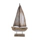 Sail boat sculpture