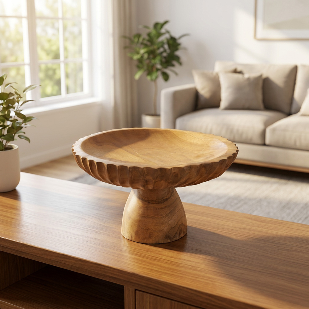 Teak bowl 14cm
