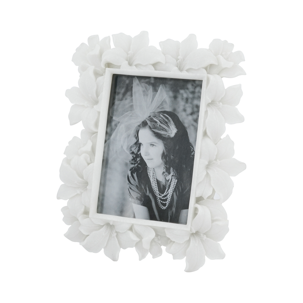 Flower photo frame 4x6