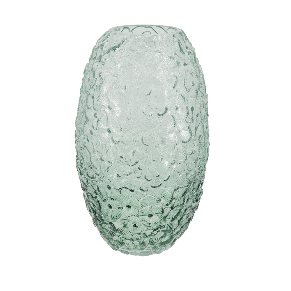 Ombre flower glass vase 34cm
