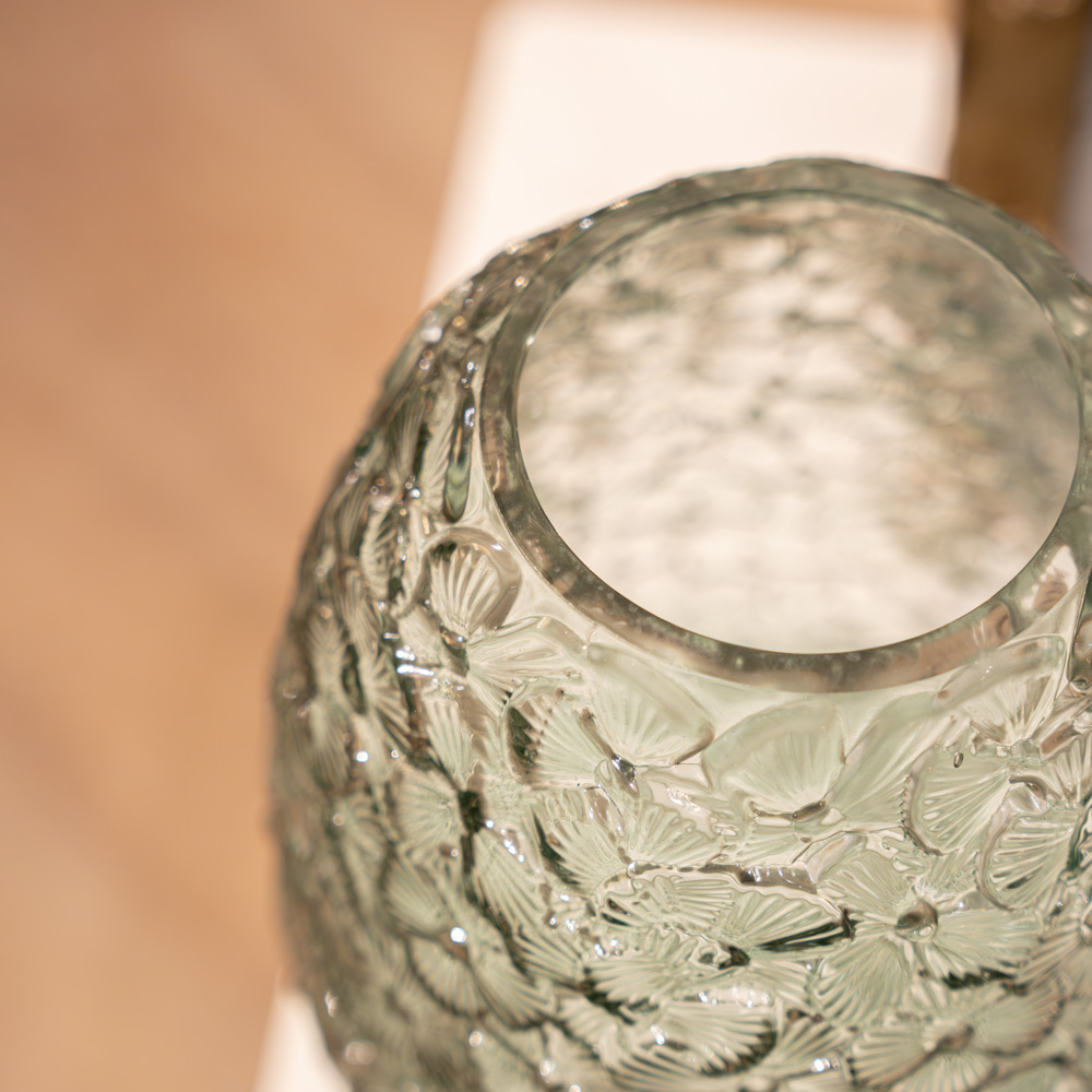 Ombre flower glass vase 34cm
