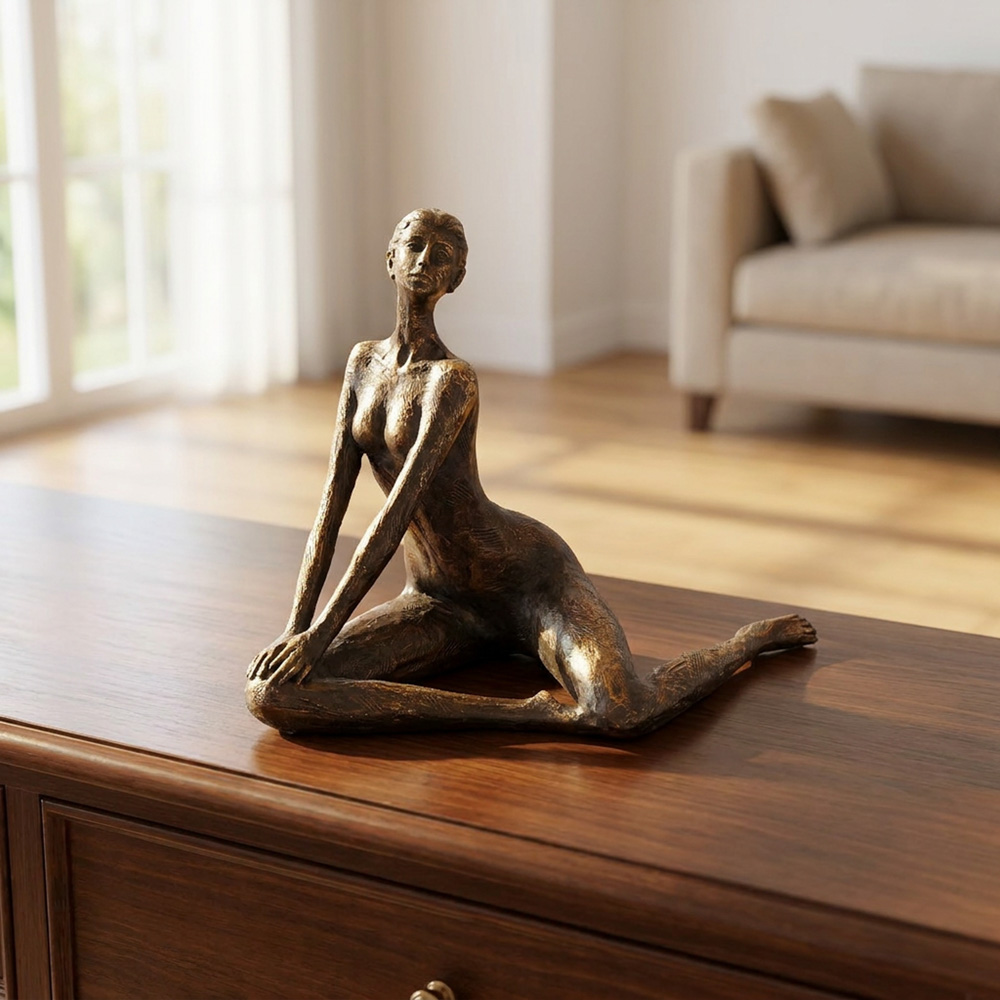 Yoga lady figurine