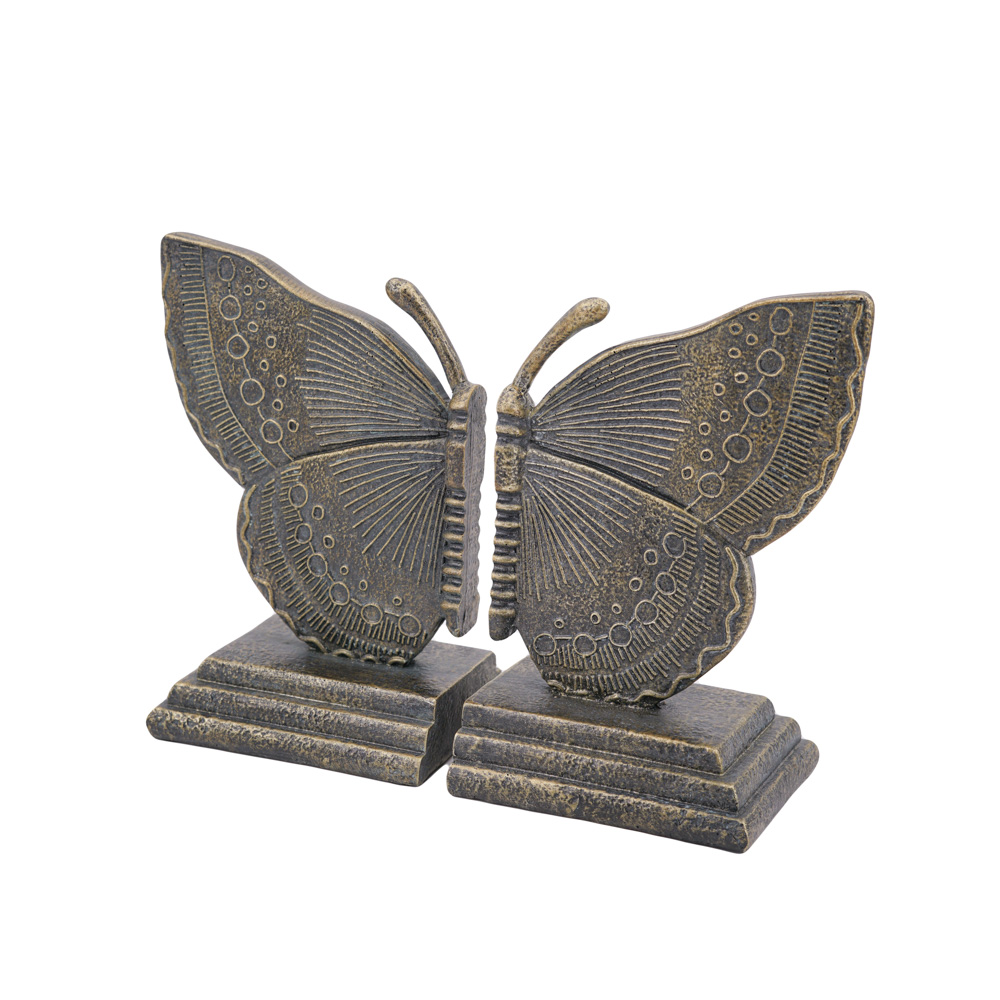 S/2 butterfly bookends