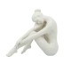 Yoga lady sitting